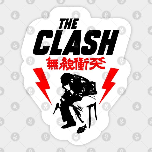 The Clash - Crime Sticker by Badganks